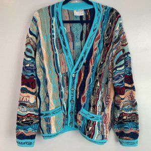 Coogi Cardigan Mercerized Cotton